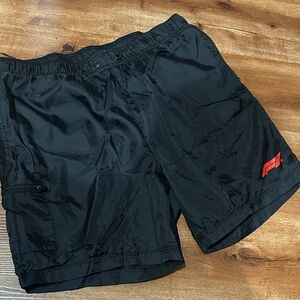 Black F1 Logo Shorts